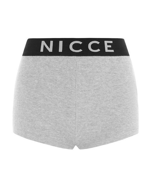Nicce Lull Ribbed Shorts