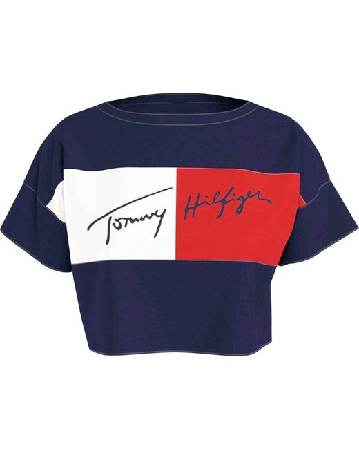 Tommy Hilfiger Cropped T Shirt