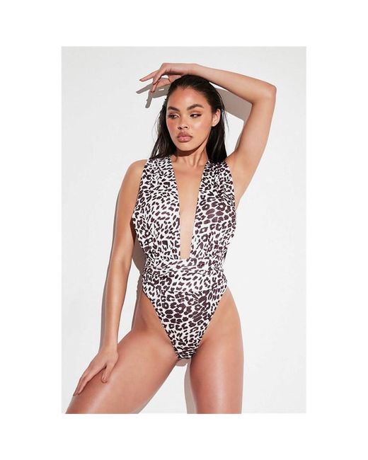 I Saw It First Leopard Print Wear Me Anyway Swimsuit