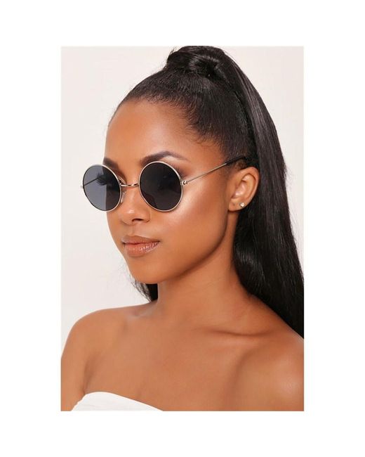 I Saw It First Frame Small Round Sunglasses
