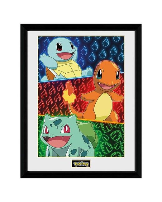 Pokemon Pokémon Framed Print StartersPOD 30x40