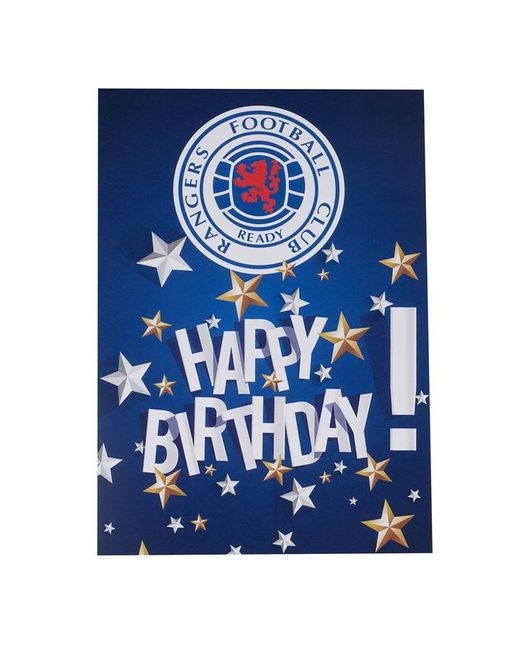 Team Rangers FC Birthday Card