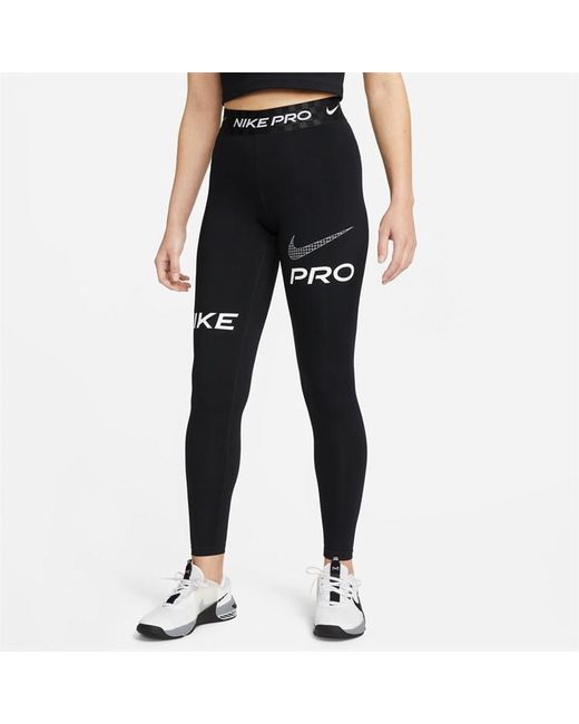 Nike Pro Dri-FIT Mid-Rise Leggings