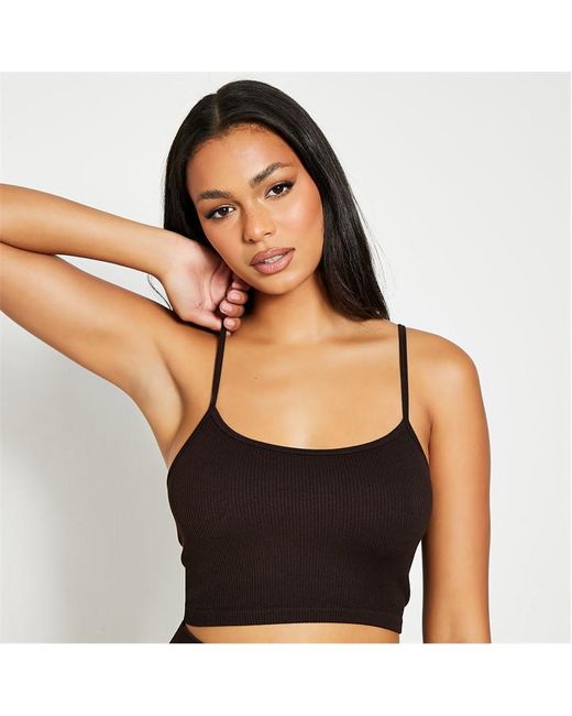 I Saw It First Seamless Ribbed Cami Crop Top
