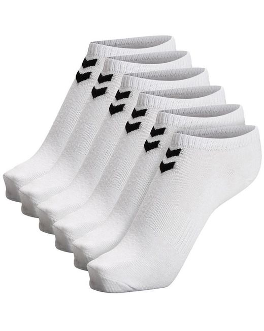 Hummel Chevron 6 Pack of Ankle Socks