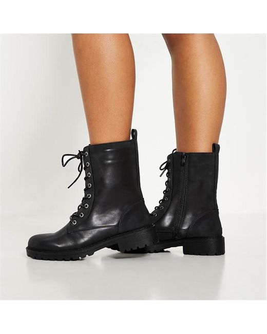 I Saw It First Basic Lace Up Boots