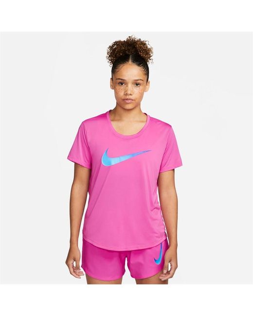 Nike One Dri-FIT Swoosh Short-Sleeved Top