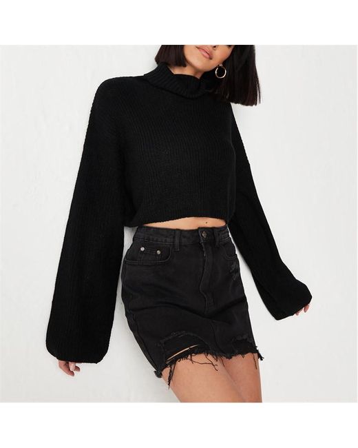 Missguided Roll Neck Wide Sleeve Jumper