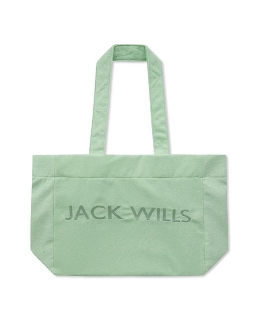 Jack Wills Towelling Tote Ld34