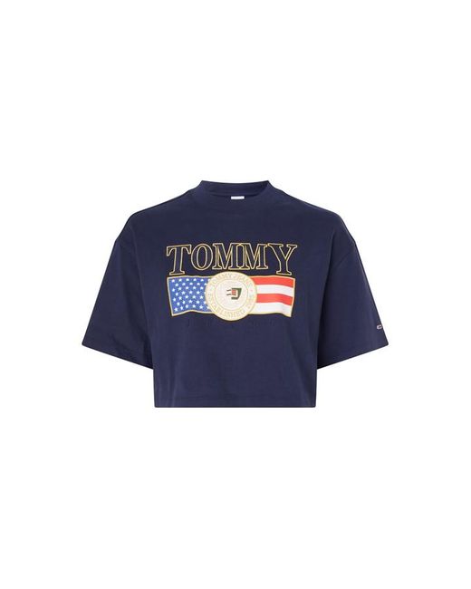 Tommy Jeans Cropped Luxe T-shirt
