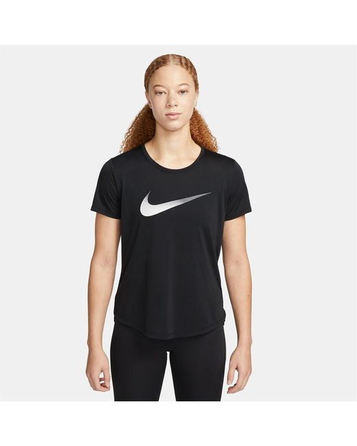 Nike One Dri-FIT Swoosh Short-Sleeved Top