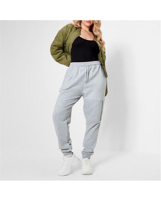 I Saw It First Zip Detail Oversized Joggers
