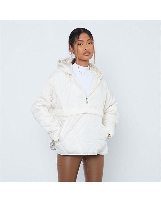 I Saw It First Premium Onion Quilted Padded Pullover Coat
