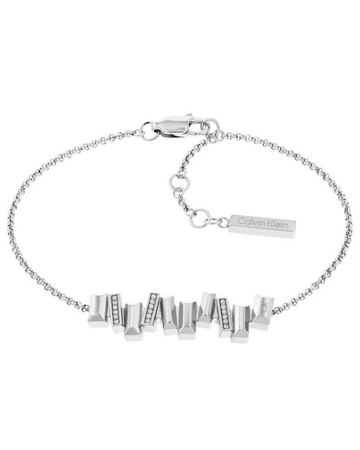 Calvin Klein Stainless Steel Crystal Bracelet