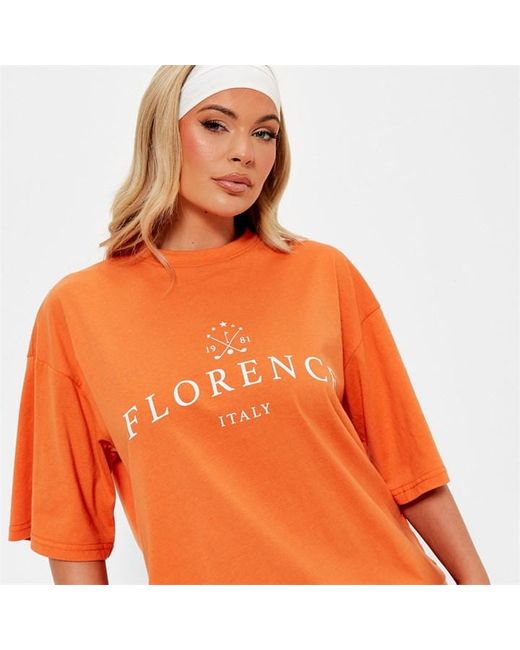 I Saw It First Florence Graphic Oversized T Shirt