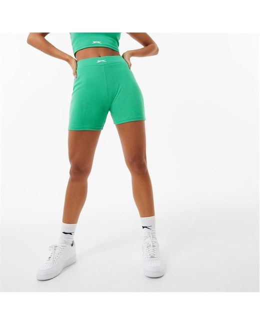 Slazenger ft.Wolfie Cindy Ribbed Cycling Shorts