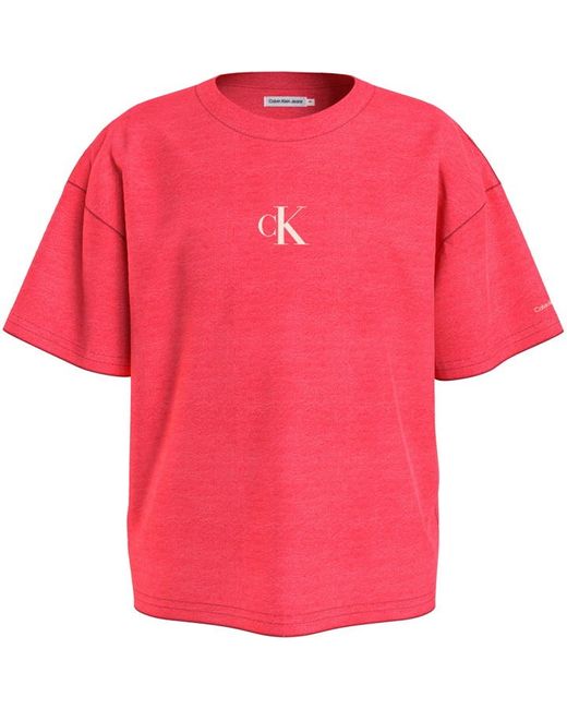 Calvin Klein Jeans Ck Logo Boxy T-Shirt
