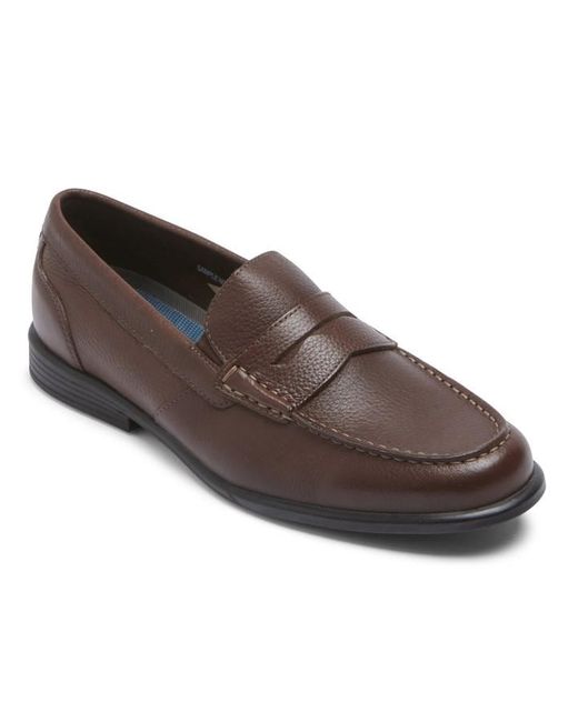Rockport Brenton Penny Brown Tumbled
