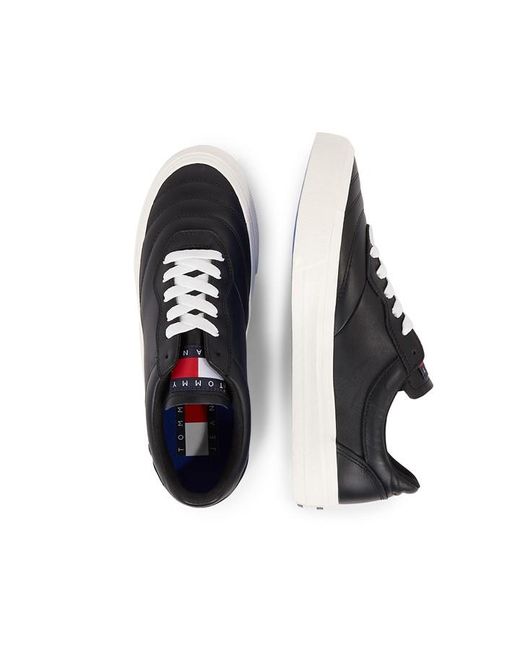 Tommy Jeans Leather Soccer Vulc