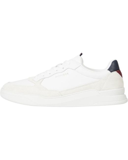 Tommy Hilfiger Elevated Cupsole Leather Mix
