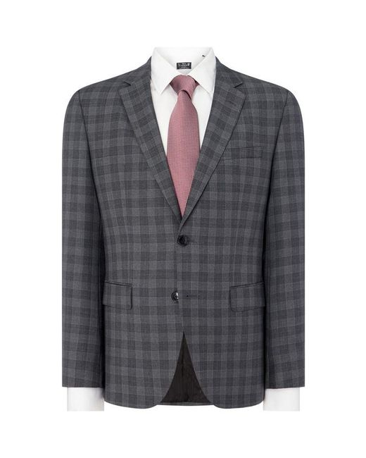 Hugo Boss Jeffery Regular Check Two-Piece Suit Jacket