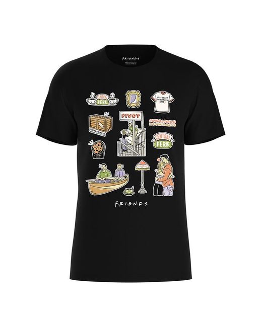 Warner Brothers WB Friends Doodles 02 T-Shirt