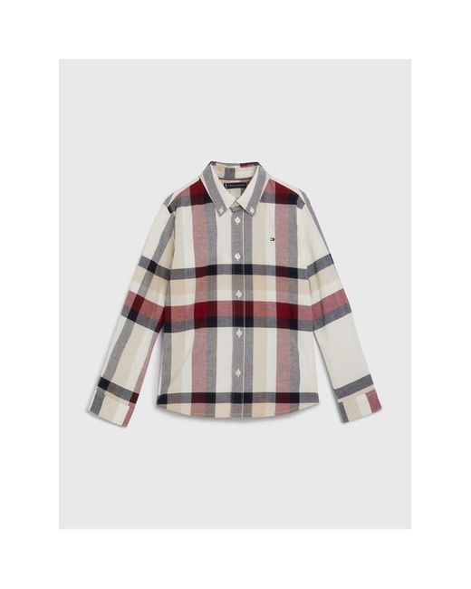 Tommy Hilfiger Global Stripe Check Shirt L/S