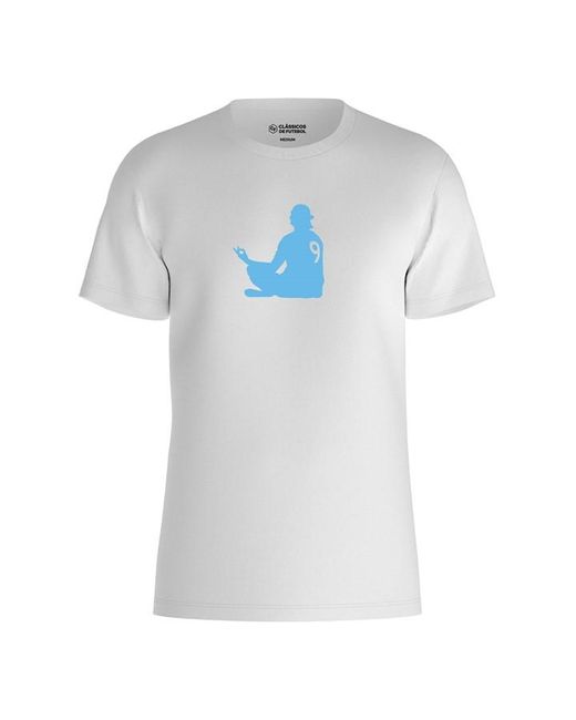 Classicos de Futebol Blue Meditating T-Shirt