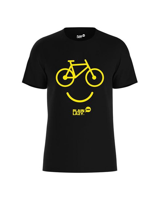 Plain Lazy Happy Bike T-Shirt