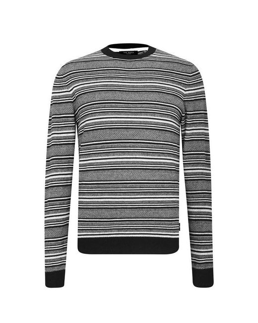 Ted Baker Lowther Stripe Crew Sweater