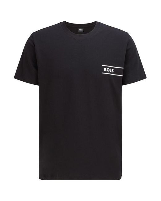 Boss Logo Crew Neck T Shirt