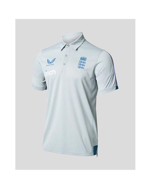Castore England Cricket Travel Polo Shirt