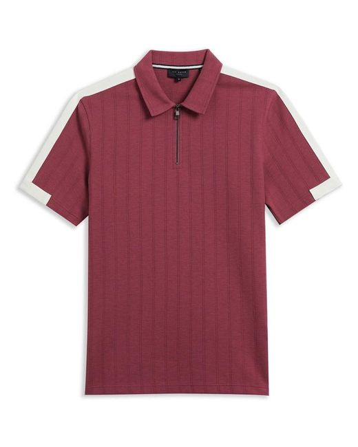 Ted Baker Abloom Zip Polo Shirt