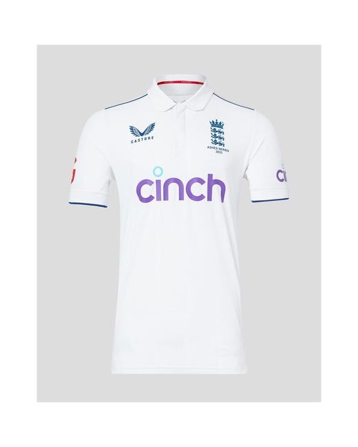 Castore England Cricket Test Shirt 2023 Adults