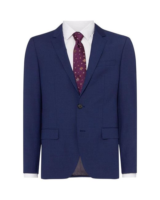 Hugo Boss Henry Slim Fit Cross Hatch Two-Piece Suit Jacket