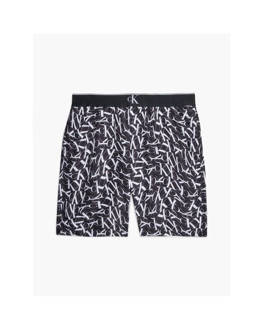Calvin Klein Drawstring Monogram Swim Shorts