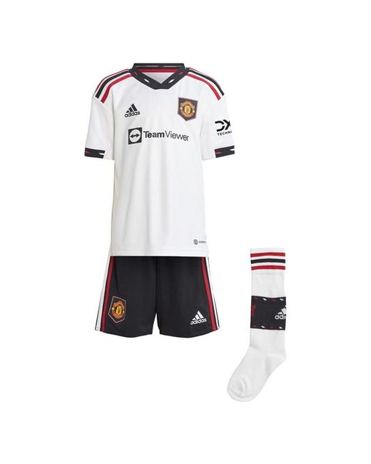 Adidas Manchester United Away Minikit 2022 2023 Juniors