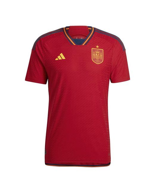 Adidas Spain Authentic Home Shirt 2022 2023 Adults
