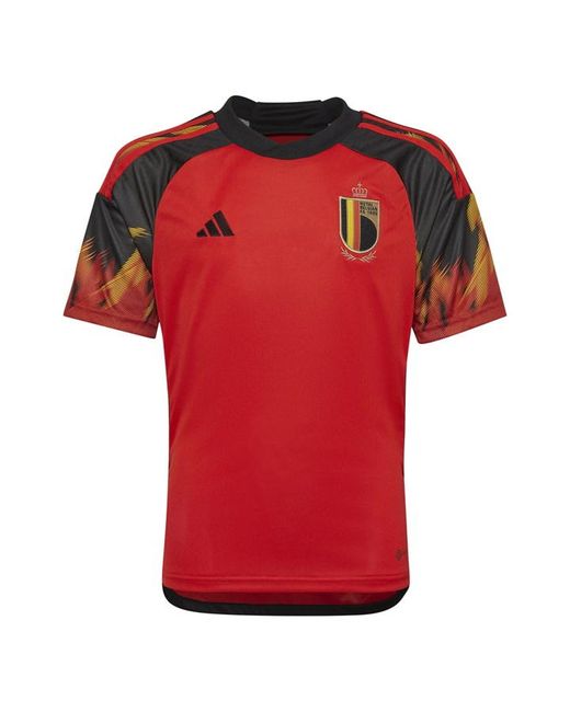 Adidas Belgium Home Shirt 2022 2023 Juniors