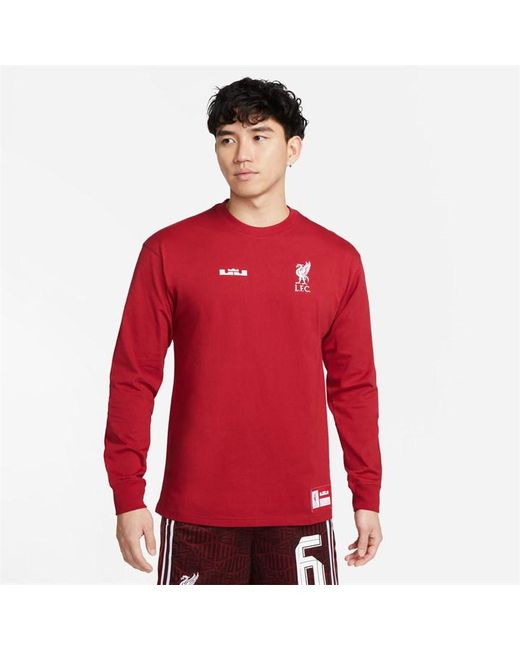 Nike LeBron x Liverpool F.C. Long-Sleeve Max90 T-Shirt