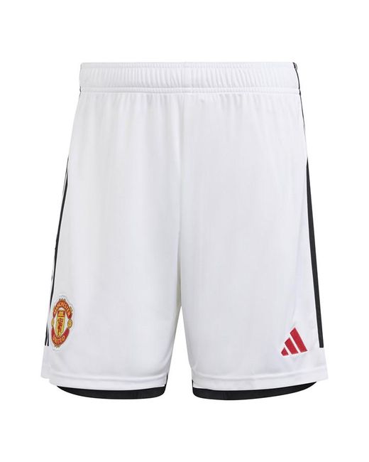 Adidas Manchester United Home Shorts 2023 2024 Adults