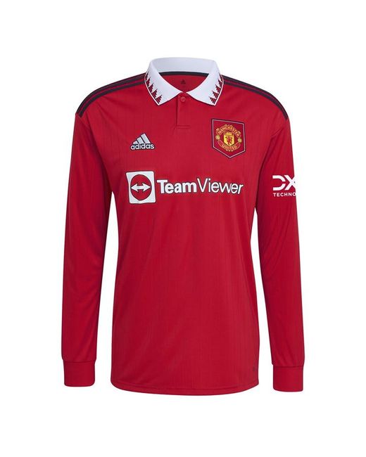 Adidas Manchester United FC Home Long Sleeve Shirt 2022/2023