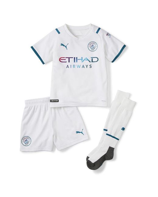 Puma Manchester City Away Mini Kit 2021 2022