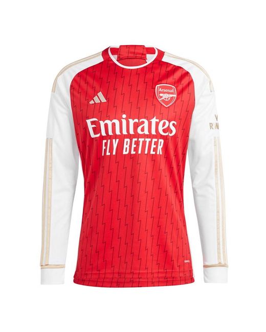 Adidas Arsenal Long Sleeve Home Shirt 2023 2024 Adults