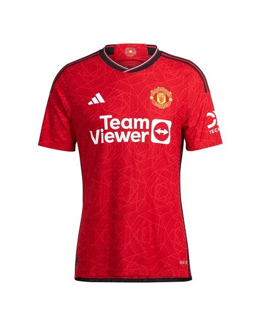 Adidas Manchester United Authentic Home Shirt 2023 2024 Adults
