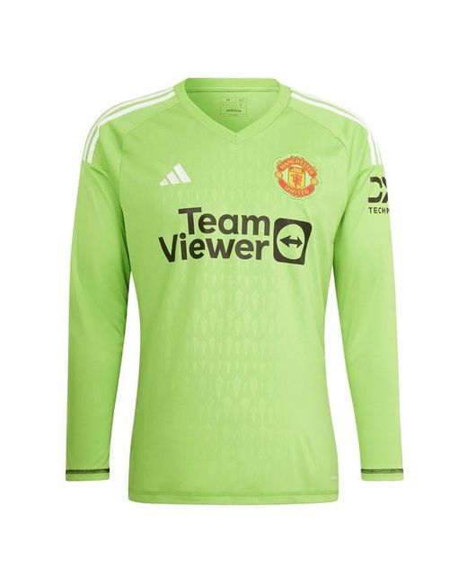 Adidas Manchester United Goal Keeper Shirt 2023 2024 Adults