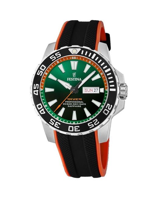Festina Gents Diver Black Orange Watch F20662/2