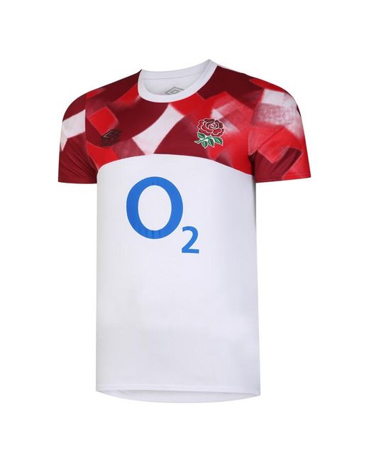 Umbro England Rugby Warm Up Shirt Adults
