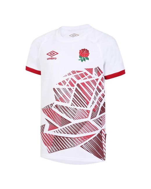 Umbro England Rugby 7s Home Shirt 2022 2023 Juniors