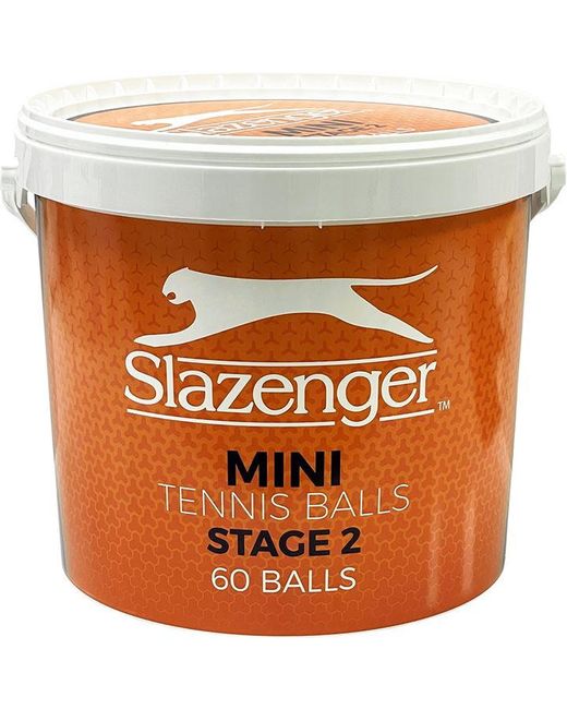 Slazenger Mini Tennis Orange Bucket